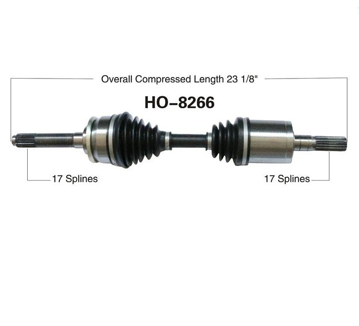 Front Passenger Side CV Axle Fits Trooper Rodeo Passport