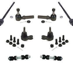 Fits For 1997- 2003 Grand Prix Low Ball Jnts Inn Out Tie Rods Links 8pc