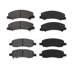 Front & Rear Brake Pads Ceramic Brake Pads Fits 2006-2009 BUICK LUCERNE