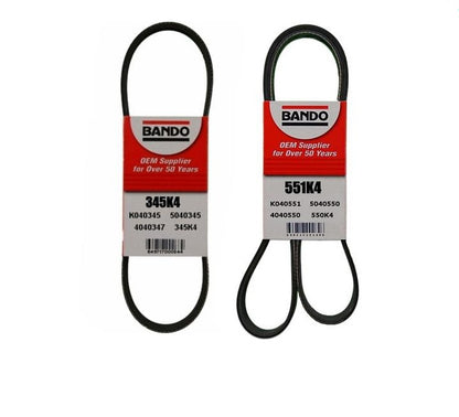 Kit de correa de ventilador serpentina para Chrysler PT Cruiser 2.4L no Turbo 2003-2010