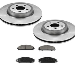 05-16 Chry 300 Tracción en todas las ruedas Rotor de freno de disco delantero de 345 mm y pastillas de freno de cerámica