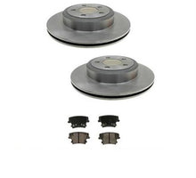 (2) Premium 53024 Disc Brake REAR Rotor & Ceramic Pads 12.60 Vented Rr Rotors