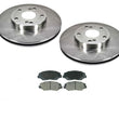 Fits For 2003-2011 Honda Element Disc Brake Rotors Front & Ceramic Pads