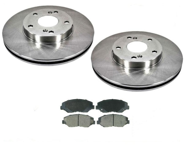 Fits For 2003-2011 Honda Element Disc Brake Rotors Front & Ceramic Pads