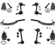 For 02-03 Envoy Bravada Trailblazer Ball Joints Tie Rods Sway Bar 10 PCS KIT