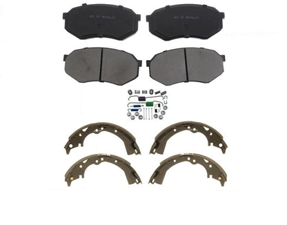 Front  Pads Rear Shoes Hardware kit For Toyota Tacoma 1995-2004 Rear Wheel Drive