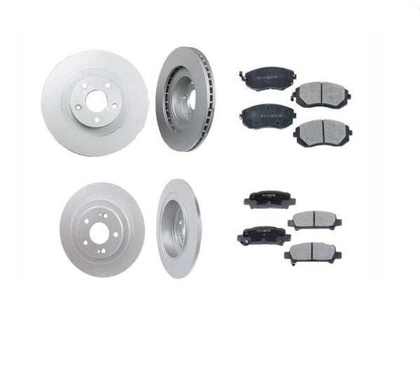 Fits 2006-09 Legacy Outback 2.5L & 3.0L Non Turbo Frt & Rr Rotors & Brake Pads
