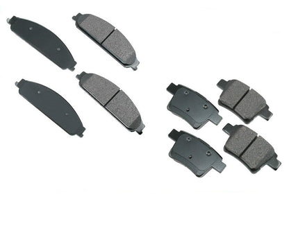 Front & Rear Ceramic Brake Pads For Ford Freestyle 2004 2005 2006 2007