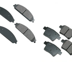 Fits 2004-2007 Ford Freestyle Front & Rear Ceramic Brake Pads
