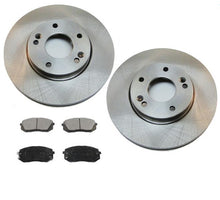 Front Disc Brake Rotors & Ceramic Brake Pads for Kia Rondo 2.4L & 2.7L 2007-2009