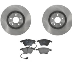 Fits Audi 04-09 S4 34316 345MM 13 5/8 Inch Front Disc Brake Rotor & Ceramic Pads