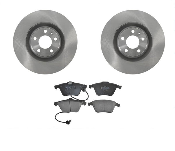 Fits Audi 04-09 S4 34316 345MM 13 5/8 Inch Front Disc Brake Rotor & Ceramic Pads