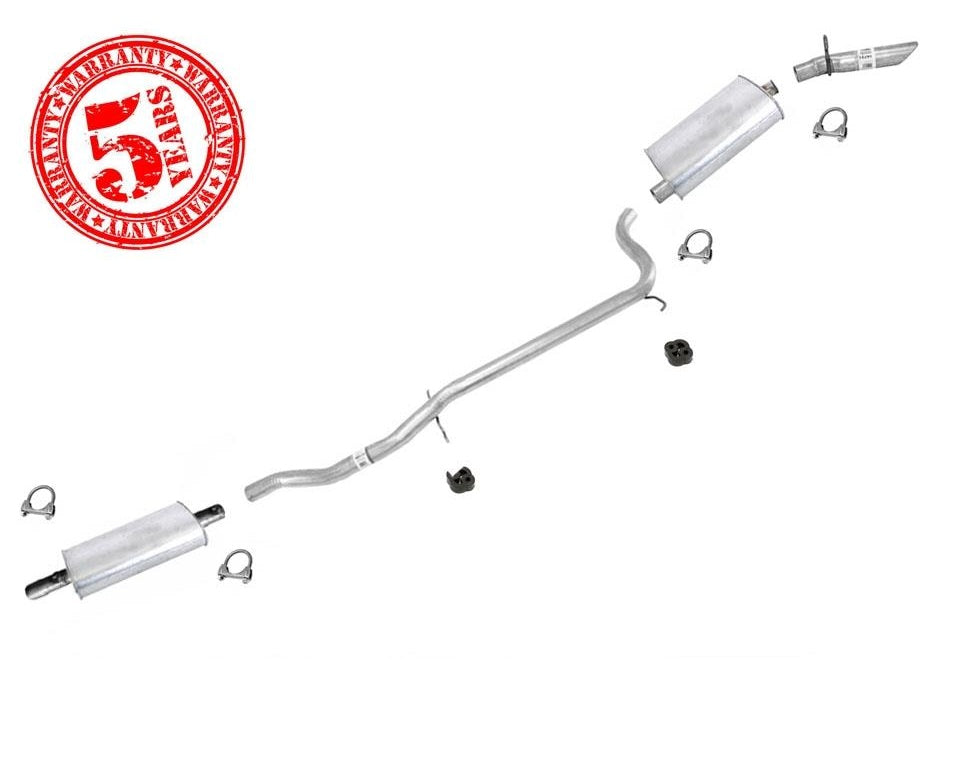 00-05 LeSabre Bonneville 3.8L Non Super Single Muffler Exhaust Pipe System