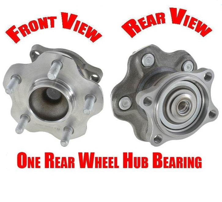 Rear NO ABS (1) Wheel Bearing and Hub Assembly for 02-06 Altima No Rear ABS