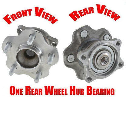 Rear NO ABS (1) Wheel Bearing and Hub Assembly for 02-06 Altima No Rear ABS