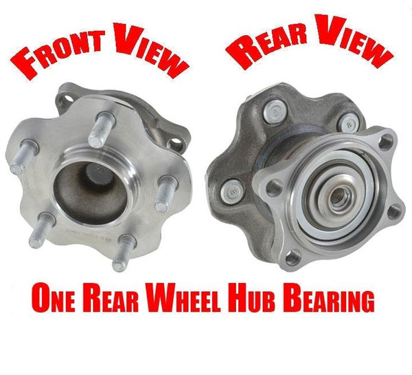 Rear NO ABS (1) Wheel Bearing and Hub Assembly for 02-06 Altima No Rear ABS