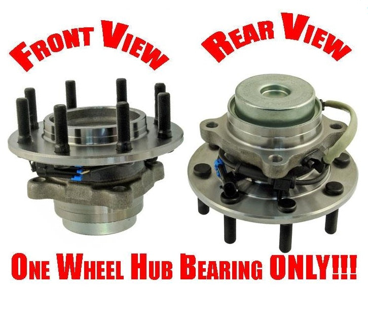 (1) 100% New Wheel Bearing Hub Assembly Ft 03-16 Express Van 3500 HEAVY DUTY SUS