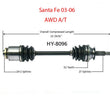 3.5L AWD 4x4 With Automatic Passengers Side HY-8096 CV Joint Axle Shaft