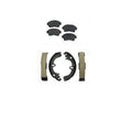 1993-1997 Toyota Corolla Frt Ceramic Pads & Rr Brake Shoes CD562 B551