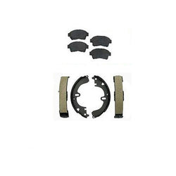 1993-1997 Toyota Corolla Frt Ceramic Pads & Rr Brake Shoes CD562 B551