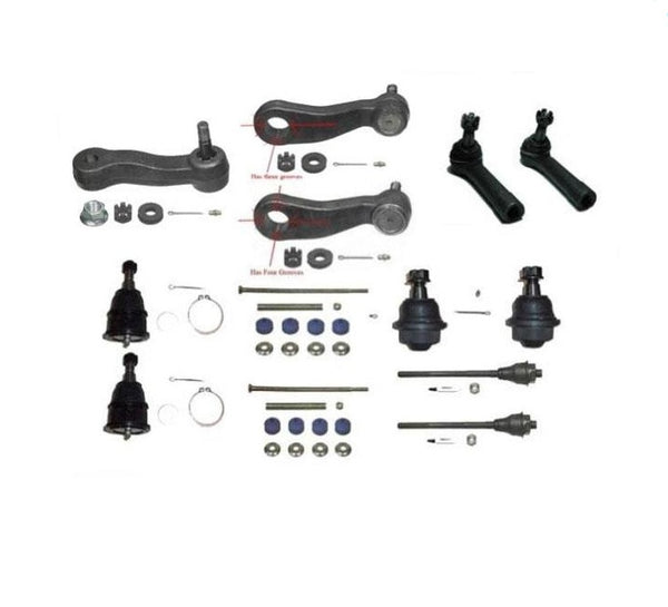 Se adapta a 03-08 Hummer H2 01-07 Sierra 1500HD Enlace de barra de acoplamiento de rótula Ilder Pitman