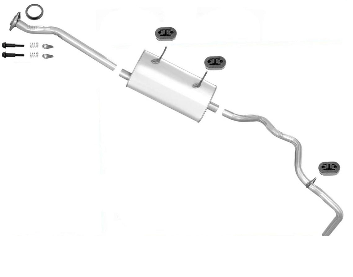 Tubo de escape silenciador 100% nuevo para base de rueda de 118 pulgadas Ranger 3,0 4,0 98-03