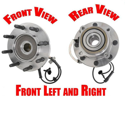 Silverado Sierra Avalanche Hunner H2 (2) Front PT515058 Axle Hub Assembly 8 Stud