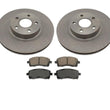 Front Brake Rotors 10 7/8" & Brake Pads fits for Subaru Legazy sedan 01-02