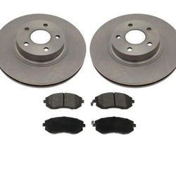 Front Brake Rotors & Brake Pads fits for Subaru Legazy 4 Doors Sedan 2003-2004