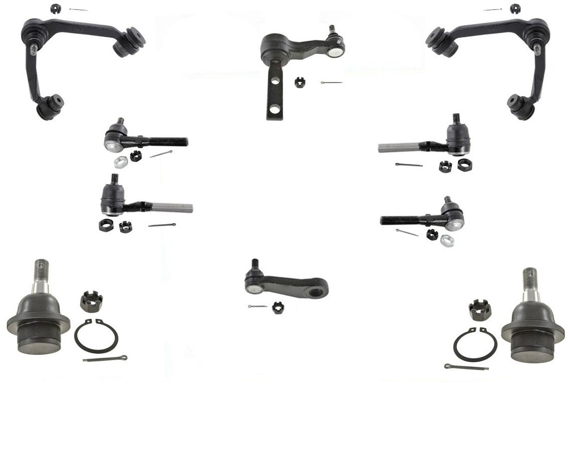 97-02 EXPEDITION 4x4 Brazos de control superiores Juntas esféricas IPit Brazo tensor de 3 3/8 pulgadas