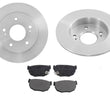 Rear Brake Rotors & Semi Metallic Brake Pads for Nissan 240SX SE 1994-1998
