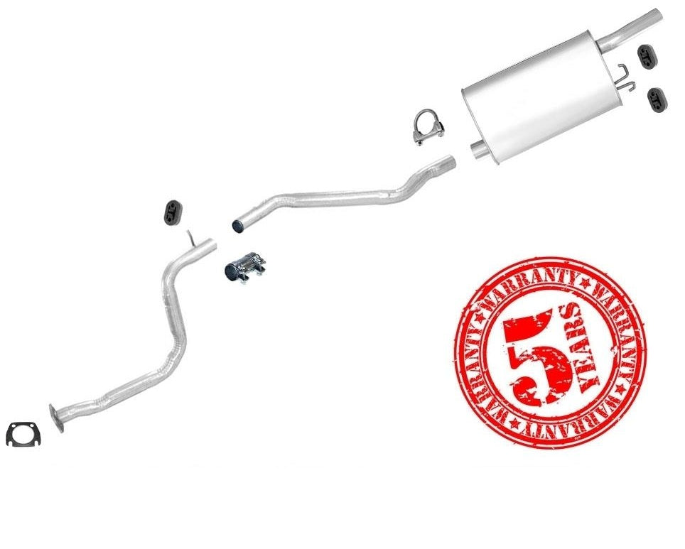 1993 Century Ciera 2.2L 3.3L Sistema de tubo de escape con silenciador de 2 o 4 puertas