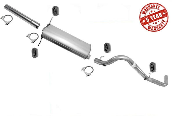 00-03 Dodge Dakota V6 & V8 2 Wheel Drive 112 Inch WB Muffler Exhaust Pipe System