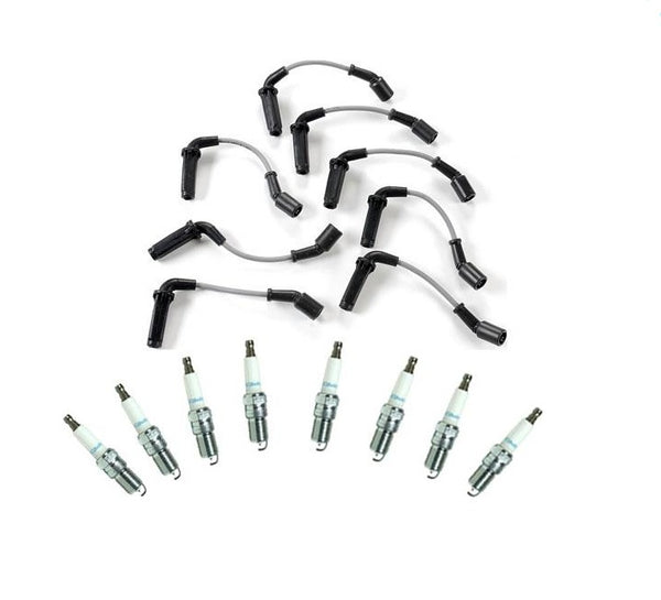 New Spark Ignition Wire Set Iridium AC Plugs Fits For 07-08 Silverado 1500 V8