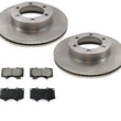 for 2004-2006 Toyota Tundra Front Brake Rotors & Ceramic Pads 100% New