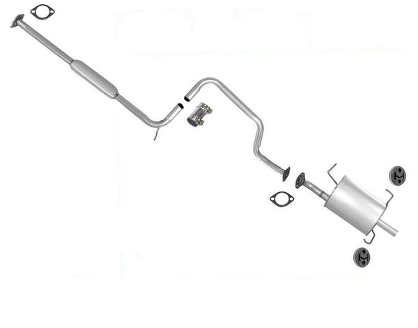 Muffler Exhaust Pipe System for Nissan 200SX SE-R 2.0L 1997 All New W Gaskets