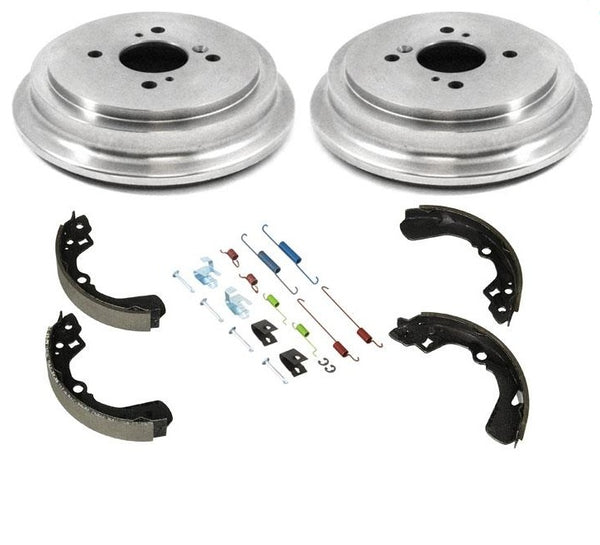 100% New Rear Brake Drums & Brake Shoes Springs for 93-02 Suzuki Esteem