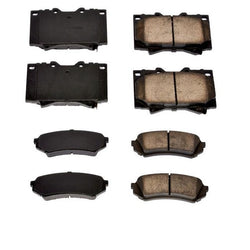 98-07 Toyota Landcruiser Lexus LX470 Frt & Rr CERAMIC Brake Pads 2 Sets