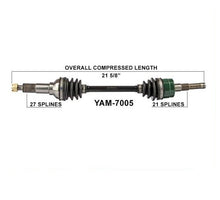 2002 Yamaha Grizzly 660 Front Left CV Axle Shaft Complete