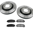 Pastillas de freno de rotores delanteros para Infiniti QX56 08-10 Nissan Armada 08-11 Titan 08-10