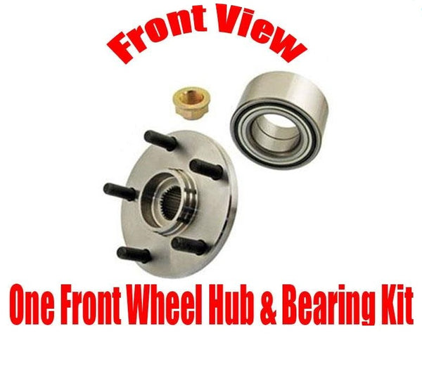 Front Wheel Bearing & Hub Bearing Kit for Honda Accord 3.0L 1998 1999 2000 2002
