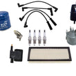 Ignition Wires Cap Rotor & Plugs Oil Air Gas Filter for Jeep Cherokee 2.5L 91-93