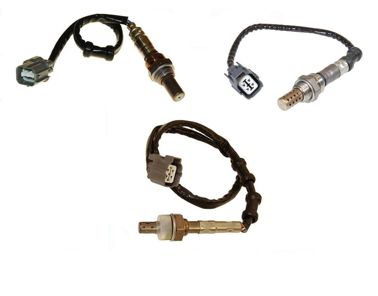 3 Pcs Front & Rear O2 Sensor fits for 2003-2005 Civic 1.3L Hybrid