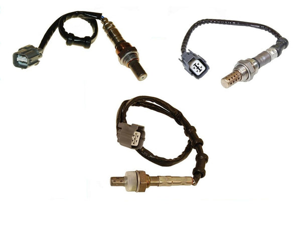 100% nuevo 3 piezas nuevo sensor de O2 delantero y trasero para Civic 1.3L híbrido 2003-2005