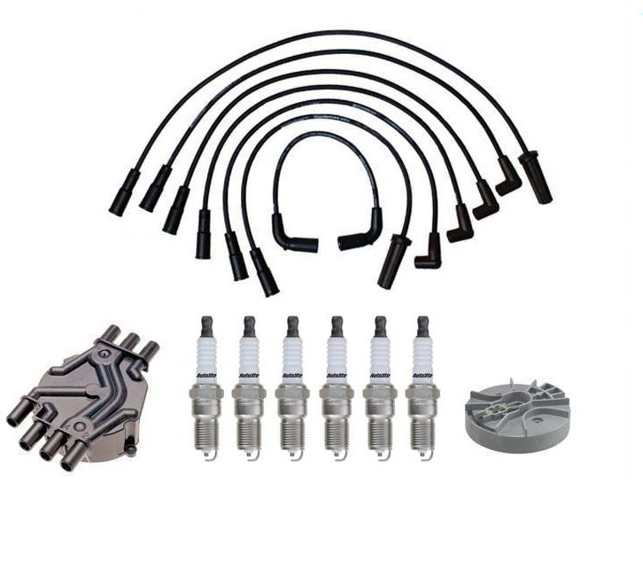 Spark Plug Ignition Wires Cap Rotor Plugs for Chevrolet S10 Blazer V6 4.3 98-05