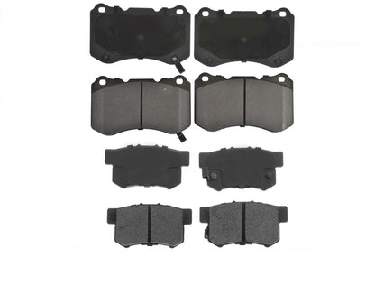 Front & Rear Brake Pads For Acura TL & TL Type S 04-2008 W/ Manual Transmission