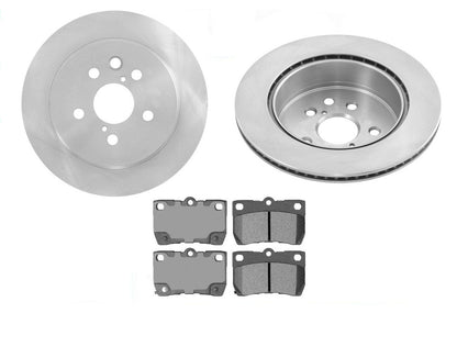 Rear Brake Rotors & Brake Pads For Lexus GS450H GS350 2007 2008 2009 2010
