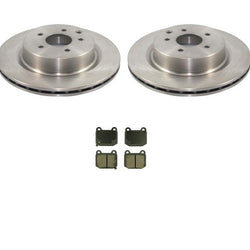 (2) Rotores y pastillas de freno estilo Brembo se adaptan a 03 04 Infiniti G35 03-09 350Z