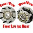 03-05 Ram 2500 3500 4X4 ABS (2) Front Hub Wheel Bearing 100% Torque Tested New