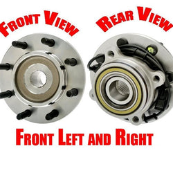 03-05 Ram 2500 3500 4X4 ABS (2) Front Hub Wheel Bearing 100% Torque Tested New